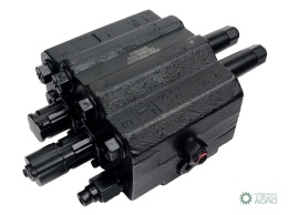Rozdzielacz hydrauliczny do ładowaczy czołowych (LS - Load Sensing) 2-sekcyjny (1 x sekcja pływająca) max przepływ 90L - sterow