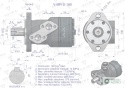 Silnik hydrauliczny orbitalny V-MR-S 160 cm3/obr (175 bar / max.200 bar) VOIMA