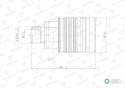 Szybkozłącze hydrauliczne gniazdo EURO M18x1.5 GZ Push-pull (9100818G) VOIMA (opakowanie 50szt)