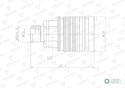 Szybkozłącze hydrauliczne gniazdo EURO M22x1.5 GZ Push-pull (9100822G) VOIMA (opakowanie 50szt)