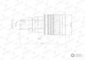 Szybkozłącze hydrauliczne gniazdo EURO M22x1.5 GZ Push-pull long (9100822GL) VOIMA (opakowanie 50szt)