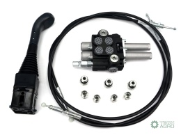 Zestaw do Ładowacz TUR -Rozdzielacz 40L2-sekcyjny + Joystick bez przycisku + Elementy złączne + Linki na kulkę 2000mm VOIMA