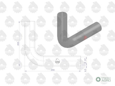 Zestaw komplet przewodów chłodnicy MF-3ORYGINAŁ URSUS