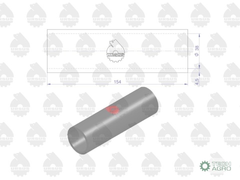 Zestaw komplet przewodów chłodnicy MF-3ORYGINAŁ URSUS