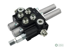 Zestaw - rozdzielacz hydrauliczny 2-sekcyjny na linki + elementy złączne VOIMA