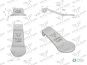 Język ze stali nierdzewnej poidła RF-20909015 RF-20909025 ROYAL FARM