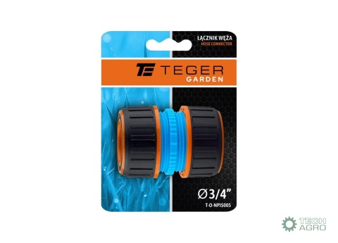 Łącznik węża 3/4" / TEGER