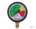 Manometr glicerynowy M63 0-25 bar. gwint G1/4" dolne przyłącze. obudowa plastikowa. Opryskiwacz POLMO