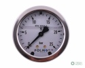 Manometr glicerynowy M63 0-25 bar tylne przyłącze G1/4" POLMO