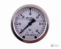Manometr glicerynowy M63 0-60 bar tylne przyłącze G1/4" POLMO