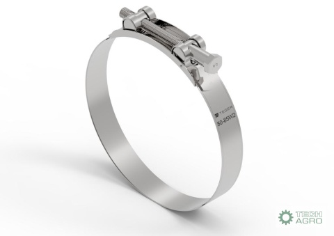 Opaska zaciskowa GBS 80-85 (obejma W2 -stal nierdzewna) szerkość 24mm TEGER ( sprzedawane po 5 )