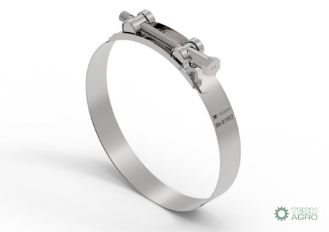 Opaska zaciskowa GBS 86-91 (obejma W2 -stal nierdzewna) szerkość 24mm TEGER ( sprzedawane po 5 )