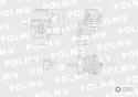 Pompa zasilająca 3639696M91 POLMO