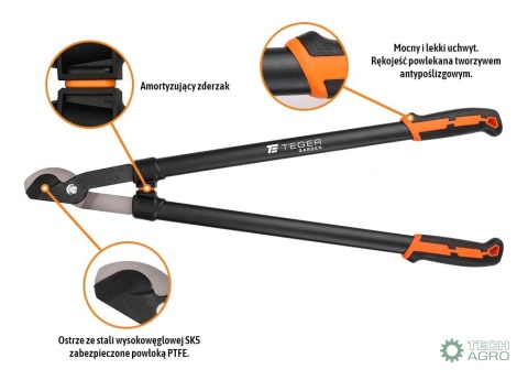 Sekator nożycowy - dwuręczny / TEGER