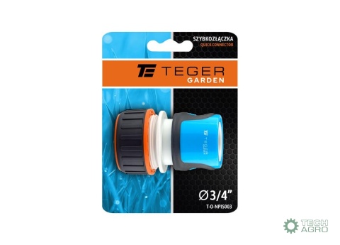 Szybkozłączka 3/4" - bez waterstop / TEGER