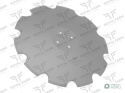 Talerz, uzębiony Z-10 fi 560 mocowanie 4/98 grubość 4.5 stal borowa, Royal Farm