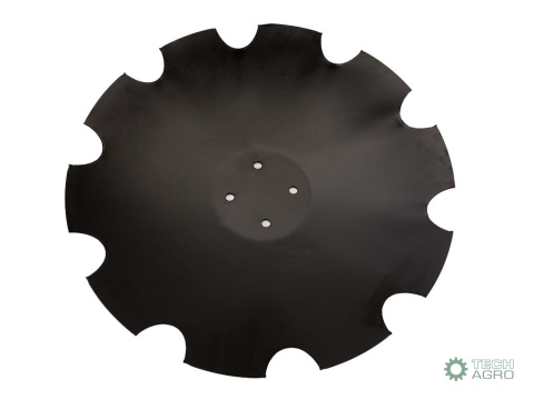 Talerz, uzębiony Z-10 fi 560 mocowanie 4/98 grubość 4.5 stal borowa, Royal Farm