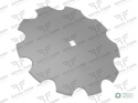 Talerz, uzębiony Z-10 fi 560 otwór 30x30 stal borowa, 1279601010 1202030130, Royal Farm