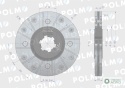 Tarcza hamulca mała 5040240760 Bizon POLMO