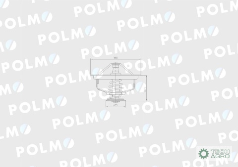 Termostat G199204010020 Fendt POLMO