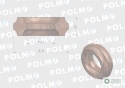 Uszczelka manometryczna do przyłącza z gwintami G1/8" i M10x1 (CU wyżarzone) POLMO ( sprzedawane po 10 )