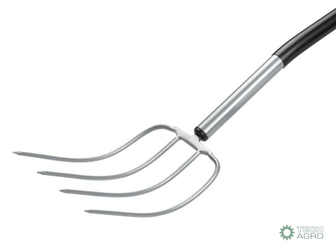 Widły gospodarcze 4-zębne na metalowym trzonku - Standard (dł. 1300 mm) Extreme / TEGER