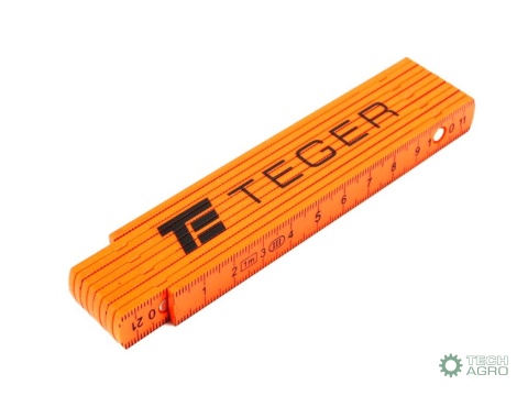 Miara składana 1m z tworzywa w displayuTEGER sprzedawana po 20 szt