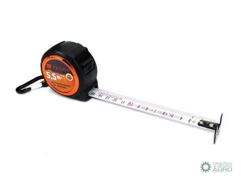 Miara stalowa dwustronna rozwijana 5.5m19mm TEGER