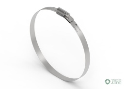 Opaska zaciskowa wzmocniona 110-130 ślimakowa (obejma W2 - stal nierdzewna) szerkość 12mm TEGER ( sprzedawane po 10 )