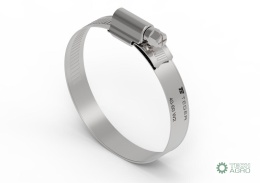 Opaska zaciskowa wzmocniona 40-60 ślimakowa (obejma W2 - stal nierdzewna) szerkość 12mm (blister) TEGER ( sprzedawane po 6 )