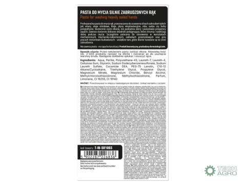 PASTA DO MYCIA RĄK 10L TEGER