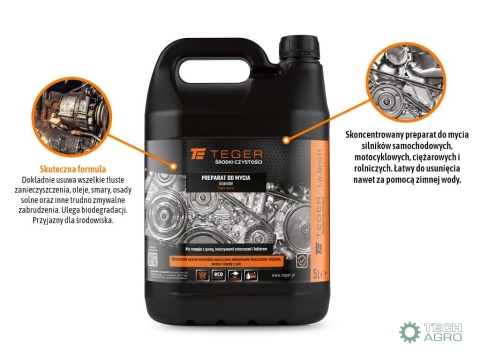 PŁYN DO MYCIA SILNIKÓW 5L TEGER
