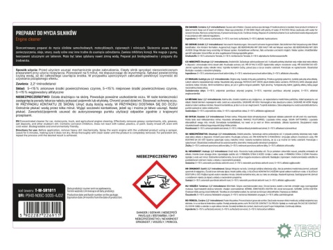PŁYN DO MYCIA SILNIKÓW 5L TEGER