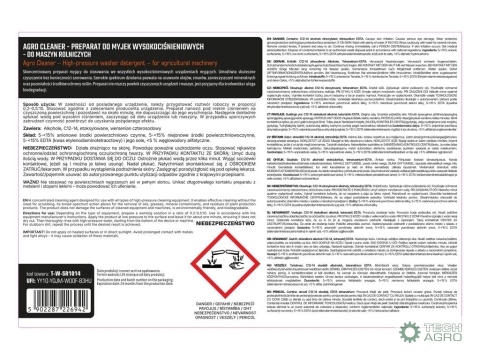 PŁYN DO MYJEK AGRO CLEANER 5L TEGER
