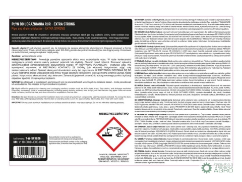 Płyn do udrażniania rur EXTRA STRONG 5 kg / TEGER