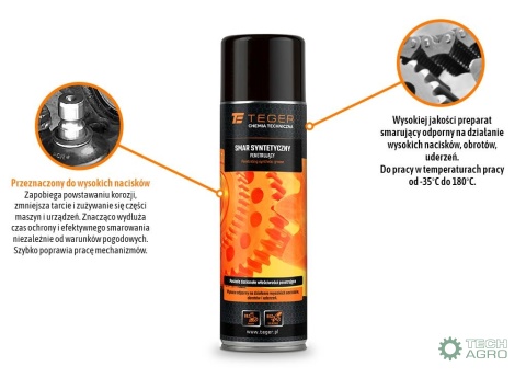 Smar syntetyczny penetrujący 500ml / TEGER