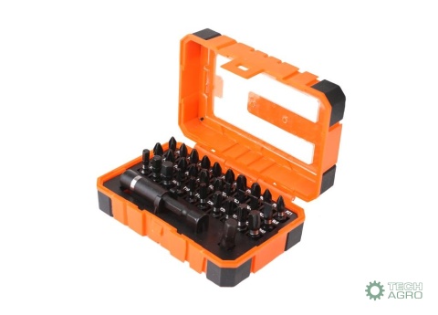 Zestaw bitów udarowych do wkrętarek (32el.) z zaczepem / TEGER