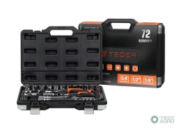 Zestaw kluczy nasadowych 72 szt / TEGER