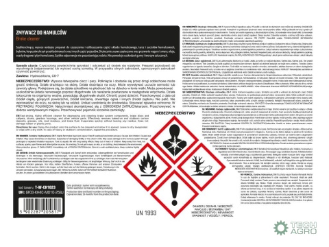 Zmywacz do hamulców 10l / TEGER