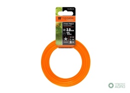 Żyłka tnąca do podkaszarek / Gwiazdka /3.0 mm / 15 m / TEGER