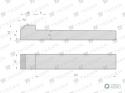 Klin z noskiem 12x8x63 TEGER, (sprzedawane po 5)