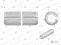 Kołek sprężysty 12x45 TEGER, (sprzedawane po 10)