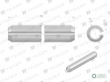 Kołek sprężysty 8x50 TEGER, (sprzedawane po 10)