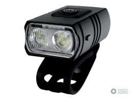 Lampa rowerowa LED przednia latarka 315lm 1200mAh ładowana USB Teger