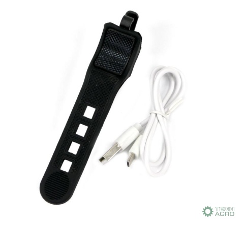 Lampa rowerowa latarka LED przednia zdwojona z powerbankiem 4000 mAh i funkcją RED ładowana USB Teger