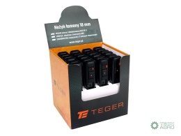 Nożyk łamany, ostrze 18mm ze stali SK2 w obudowie z tworzywa ABS sprzedawane w kartoniku ekspozycyjnym, (sprzedawane po 24), do 