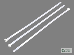 Opaski kablowe, opaska kablowa, opaski zaciskowe, tyrytytki, trytytki, 12.0 x 500mm 100 szt w worku transparentne odporne na UV,