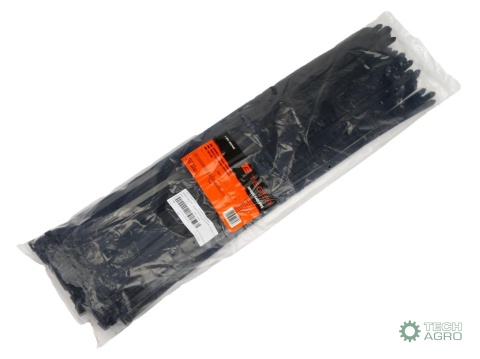 Opaski kablowe, opaska kablowa, opaski zaciskowe, tyrytytki, trytytki, 12.0 x 750mm 100 szt w worku czarne odporne na UV, Teger