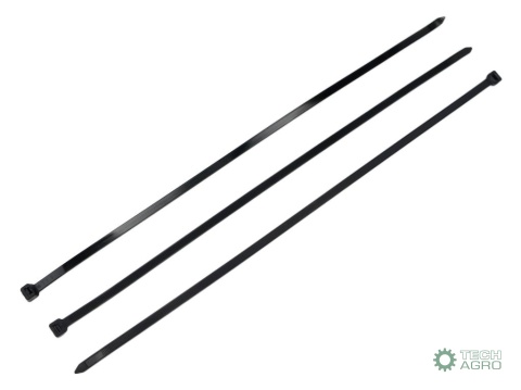 Opaski kablowe,opaska kablowa, opaski zaciskowe, tyrytytki, trytytki, 9.0 x 550mm 100 szt w worku czarne odporne na UV, Teger