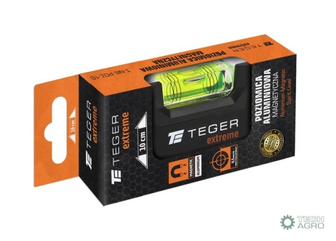 Poziomnica aluminiowa/magnetyczna 10 cmExtreme / TEGER